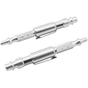 ZYAMY 2PCS I/M Plug Blowguns 1/4 inch Adjustable Pocket Blowguns Small Air Guns Airbrushes Dust Blowguns For Board Cleaning Craftsman Dusting Tools