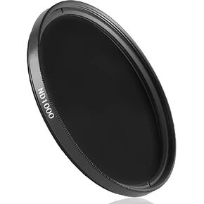 ND1000 Filter, 10-Stop High-Precision Neutral Density Optical Glass Filter for Professional Photography (67mm)
