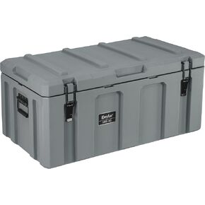 SRC-90 Crossover 31 Inch Cargo Case, Equipment Hard Case, Roto Molded, Stackable with Pad-Lock Hasp, TSA Standard, IPX4 Rated (Gray)