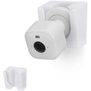 BRAINWAVZ Screwless Wall Mount for Blink Mini 2, Easy to Install Holder, Angled for Better Views, Screw in Option