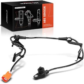 A-Premium ABS Wheel Speed Sensor Compatible with Acura Models - RSX 2002 2003 2004 2005 2006, Base - Front Driver and Passenger Side, 2-PC Set, Replace# 57455S6M013