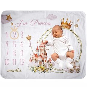 Ylsteed Baby Monthly Milestone Blanket Boy Adventure Mountain Month Blanket Woodland Nursery Decor Soft Months Picture Blanket for Newborn Photography Background Prop Blankets Baby Shower 40"×47"