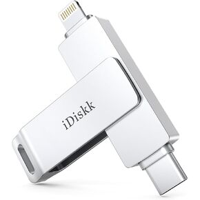 App-le Certified 1TB iPhone 15 iDiskk Photo Vault for iPhone USB Storage Photo Flash Drive Transfer Stick for iPhone Picture External Storage iPad Lightning USB C Android Photo Storage Photo stick