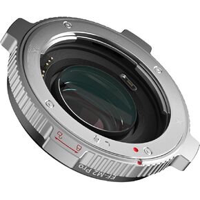 MFT-Mount Lens Adapter EF-M2 Pro AF 0.71x Speed-Booster Compatible for Canon EF Lens to M4/3 Camera GH4 GH5 GF8 GF9 GX8 GX85 G6 G7 E-M5 E-M10 E-PL7 E-PL8 E-P5 Pen-F