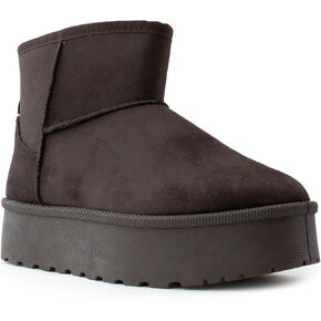 RF ROOM OF FASHION Women's Classic Short Shaft Platform Faux Fur Lined Boot in Kuwait