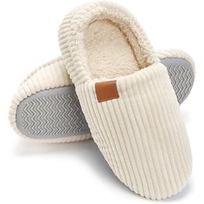 Slippers for Women Memory Foam Corduroy Soft Full Slippers House Shoes Womens Fashion Footwear Comfy Trendy Gift Slippers