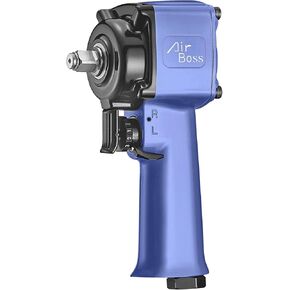 AirBoss AW-90J 1/2" Lightweight Air Impact Wrench – 650 ft-lb Breakaway Torque, Jumbo Hammer Mechanism, Compact Design for Automotive and Industrial Use