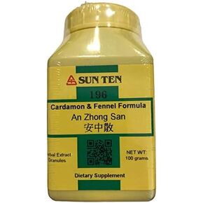 Sun Ten - Fennel & CARDAMON Formula an Zhong San 196 Concentrated Granules 100g by Baicao