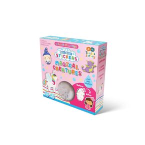 Buddy & Barney: Color Changing Bath Time Stickers - Magical Creatures - 13pc Foam Stickers & Mesh Storage Bag, Water Toy, Babies-Toddlers-Kids Ages 1+