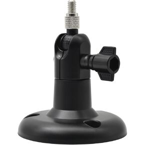 Holicfun Indoor Outdoor Camera Wall Mount, Compatible with Ring, Blink, Eufy, Google Nest, Wyze, Arlo, SimpliSafe, Reolink, and Tapo Cameras - Black
