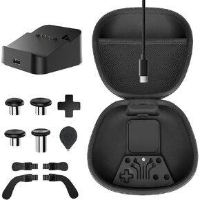 Metal Thumbsticks for Xbox Elite Controller Series 2, Xbox Elite Controller Series 2 Accessories Components Metal Mod 4 Swap Magnetic Joystick, 4 Paddles, 1 Standard D-Pads