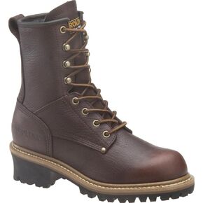 Carolina Women's CA1421 Women's Elm 8Steel Toe Logger Dark Brown 7.5 M