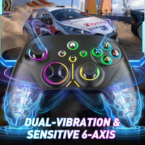 【استبدال وحدة تحكم لاسلكية مطورة لوحدة تحكم Xbox مع إضاءة RGB بـ 8 ألوان لأجهزة Xbox One، وXbox Series X|S، وXbox One S|X Gampad مع ضوء RGB/Marco/Turbo in Kuwait