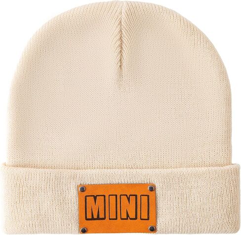 Jastore 2 PCS Parent-Child Beanie Hat Mother & Baby Daughter Son Soft Beanie Cap Kids Winter Warm Knit Hat in Saudi Arabia