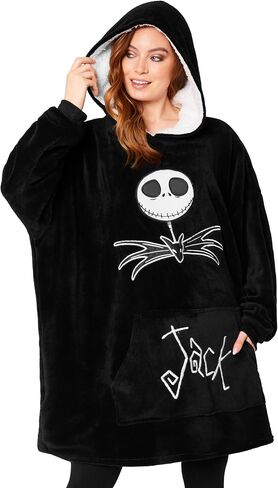 Disney Fleece Hoodie for Adults and Teenagers Oversized Hooded Poncho One Size - Stitch Gifts in Saudi Arabia