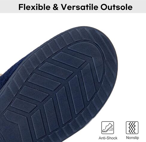 LongBay Women's Moccasin Slippers Faux Wool Felt Slip-On Bedroom Clog Comfy Memory Foam Indoor Outdoor House Shoes with Fuzzy Collar Burgundy 7-8 in Kuwait