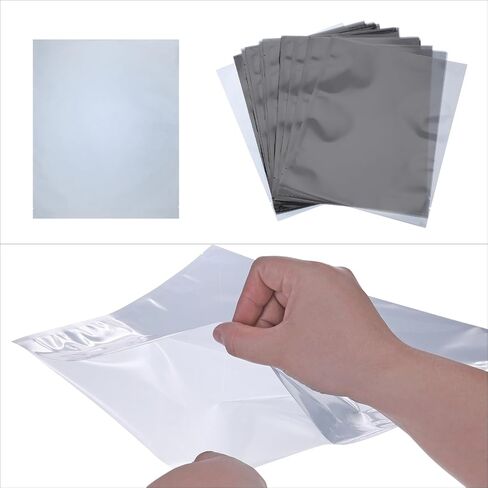 MECCANIXITY 50Pcs Anti Static Bags ESD Shielding Bag Flat Open Top Anti Static Bag for Electronic Devices 7x10 Inch(180x260mm) in Kuwait