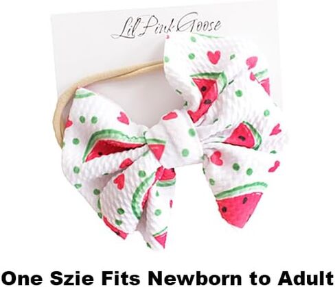 Baby Girl Bows Headband Newborn Handmade Hair Bows Hair Accessories for Infant Toddlers Kids (Sunflower, One Size) in Saudi Arabia