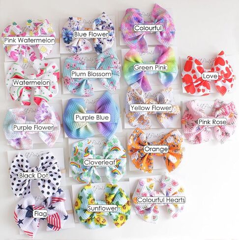 Baby Girl Bows Headband Newborn Handmade Hair Bows Hair Accessories for Infant Toddlers Kids (Sunflower, One Size) in Saudi Arabia