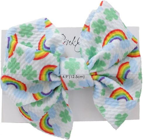 Baby Girl Bows Headband Newborn Handmade Hair Bows Hair Accessories for Infant Toddlers Kids (Sunflower, One Size) in Saudi Arabia