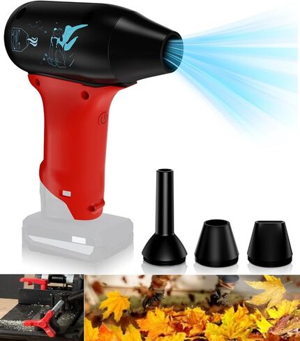 Leaf Blower for Milwaukee12V M12 Battery Cordless Electric Air Duster Mini Jet Blower Portable Violent Fan for Garage,Sawmill Room,Camping BBQ,Wood Workshop Cleaning,Clear Snow(Battery Not Included) in Kuwait