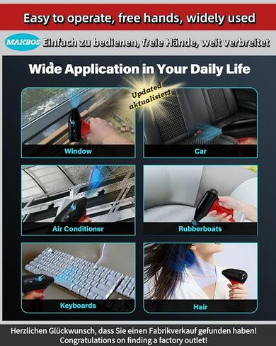 Leaf Blower for Milwaukee12V M12 Battery Cordless Electric Air Duster Mini Jet Blower Portable Violent Fan for Garage,Sawmill Room,Camping BBQ,Wood Workshop Cleaning,Clear Snow(Battery Not Included) in Kuwait