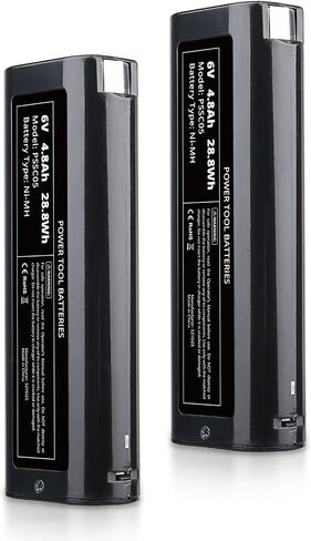 VINIDA 4800mAh 6V استبدال البطارية لبطارية Paslode 404717 Ni-MH متوافق مع Paslode PS604N B20544E BCPAS-404717 404400 900400 900420 900600 901000 902000 CF-325 IM200 F18 in Saudi Arabia