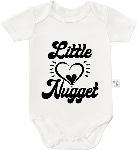 بدلة للجسم Little Nugget، ملابس للأطفال حديثي الولادة من القطن بأكمام قصيرة من عمر 0 ​​إلى 24 شهرًا in Kuwait