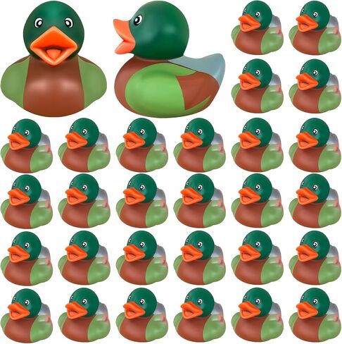 56 Pcs 2 Inch Family Mallard Rubber Duck Cool Floating Rubber Ducky Car Dashboard Ornament for Ducky Birthday Party Nature Birds Lovers Duck Hunting Decoration in Kuwait