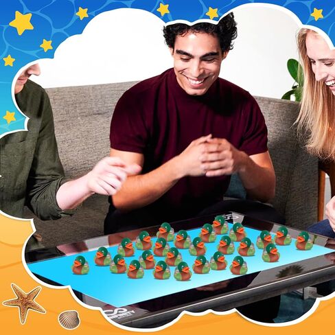 56 Pcs 2 Inch Family Mallard Rubber Duck Cool Floating Rubber Ducky Car Dashboard Ornament for Ducky Birthday Party Nature Birds Lovers Duck Hunting Decoration in Kuwait