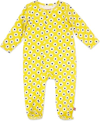 Zutano Baby Organic Cotton Footie Pajamas, Snap-Front Infant Pajamas in Saudi Arabia