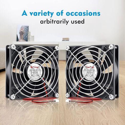 Wathai 92mm DC 24V Brushless Cooling Fan 2Pin High Preformance 24 Volt DC Fan 92 x 25mm in Kuwait