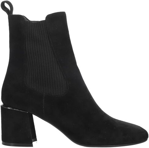 VANELi Womens Ilias Heeled Zippered Square Toe_DELETE Casual Boots_DELETE Ankle Mid Heel 2-3" - Black in Saudi Arabia