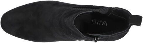 VANELi Womens Ilias Heeled Zippered Square Toe_DELETE Casual Boots_DELETE Ankle Mid Heel 2-3" - Black in Saudi Arabia