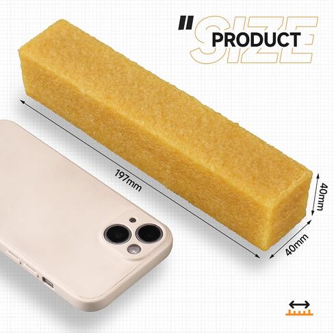 Cleaning Eraser Stick Small 4X 1in | Natural Rubber Eraser for Removing Dust and Build up from Abrasive Belts/Sanding Discs/Sandpaper/Drum Sanders/Grip Tape in Saudi Arabia