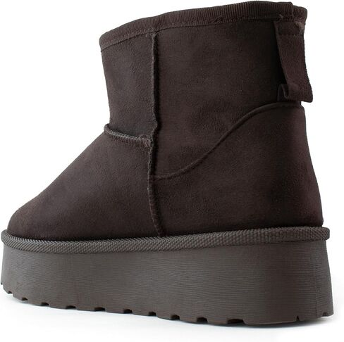 RF ROOM OF FASHION Women's Classic Short Shaft Platform Faux Fur Lined Boot in Kuwait