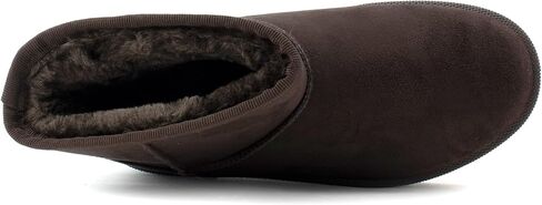 RF ROOM OF FASHION Women's Classic Short Shaft Platform Faux Fur Lined Boot in Kuwait