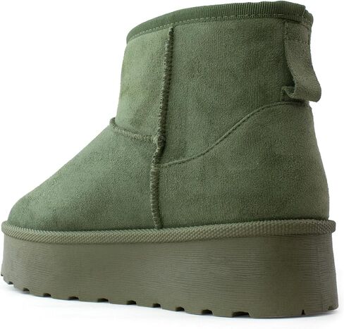 RF ROOM OF FASHION Women's Classic Short Shaft Platform Faux Fur Lined Boot in Saudi Arabia