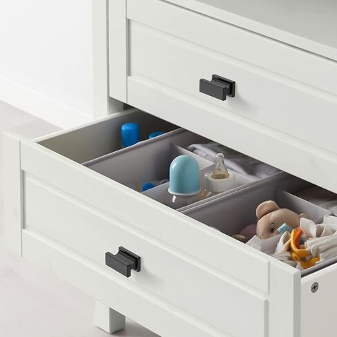 Asidrama 6 حزمة من النيكل الساتان المصقول مقابض خزانة المطبخ مقابض خزانة الملابس مقابض الأدراج أجهزة الخزانة مقابض الزنك لأدراج خزانة الملابس in Kuwait