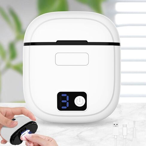 مقص أظافر كهربائي، 3 سرعات ماكينة تشذيب أظافر كهربائية أوتوماتيكية للبالغين وكبار السن والأطفال الصغار مع ضوء LED، مقص أظافر كهربائي قابل لإعادة الشحن للرجال والنساء والأطفال، مقص أظافر كهربائي لأصابع القدم in Kuwait