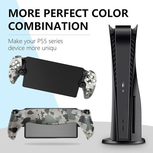 PS Portal Replacement Shell Case Anti-Scratch Replacement Protective Shell for PS-5 Portal Game Detachable Shell Accessories (Black) in Saudi Arabia
