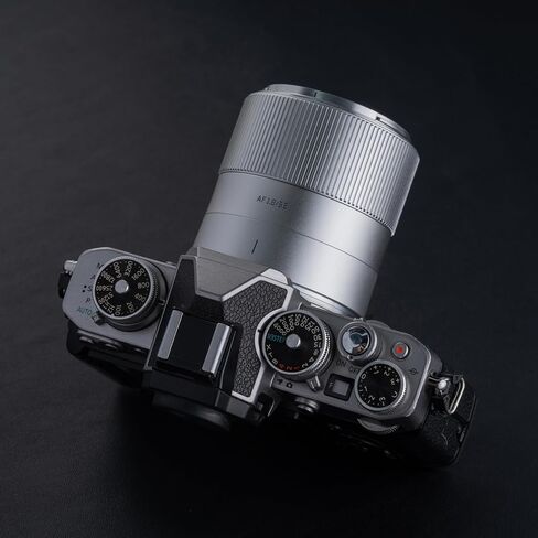 TTArtisan Auto Focus 56mm F1.8 Prime Lenses for APS-C Mirrorless Digital Camera (Silver, Z Mount) in Saudi Arabia