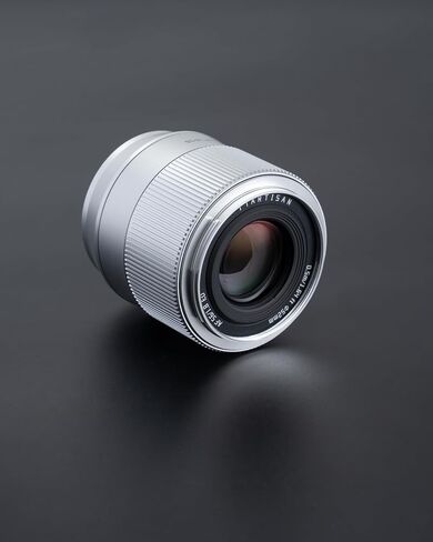 TTArtisan Auto Focus 56mm F1.8 Prime Lenses for APS-C Mirrorless Digital Camera (Silver, Z Mount) in Saudi Arabia