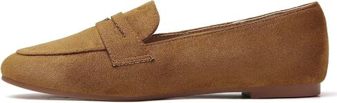أحذية Tilocow النسائية بدون كعب Penny Loafers للنساء مريحة بمقدمة مستديرة مسطحة وأحذية أنيقة للعمل in Kuwait