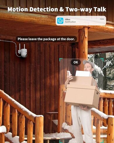 LIWAN 4G LTE Wired Cellular Security Camera Outdoor, No WiFi Needed, 24/7 Recording, 360° View, 2K Color Night Vision, Motion Tracking, 2-Way Talk, Built-in SIM Card and 32G Memory Card in Saudi Arabia