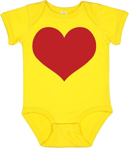 inktastic Red Heart Valentine Baby Bodysuit in Saudi Arabia