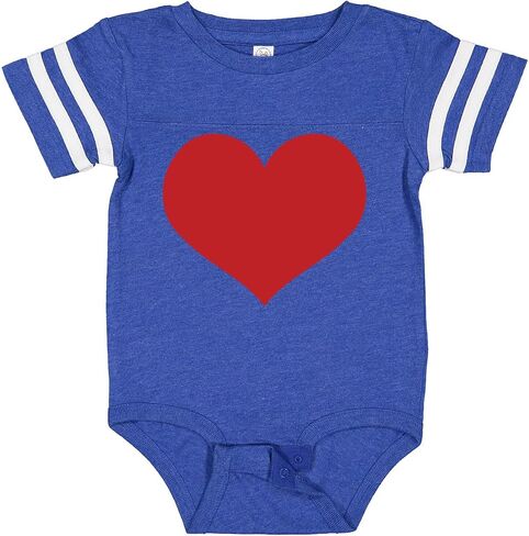 inktastic Red Heart Valentine Baby Bodysuit in Saudi Arabia