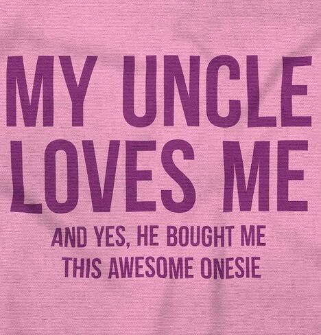 اشترت شركة Brisco Brands Uncle Loves Me هذا الرومبير للأطفال من قطعة واحدة للأولاد والبنات in Kuwait