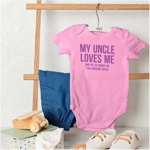 اشترت شركة Brisco Brands Uncle Loves Me هذا الرومبير للأطفال من قطعة واحدة للأولاد والبنات in Kuwait