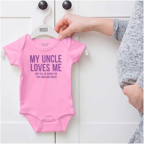 اشترت شركة Brisco Brands Uncle Loves Me هذا الرومبير للأطفال من قطعة واحدة للأولاد والبنات in Kuwait